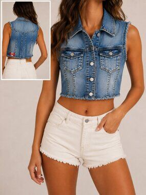 Bluenotes Denim Vest SMALL